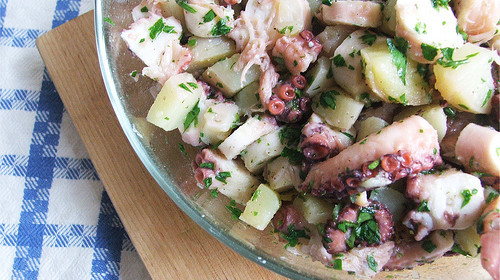 polpo con patate